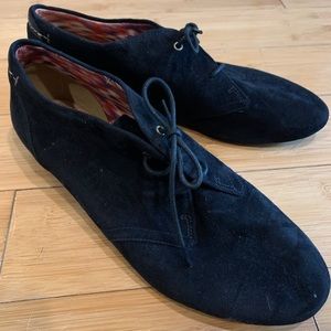 Clark’s Artisan black flats, women’s size 12